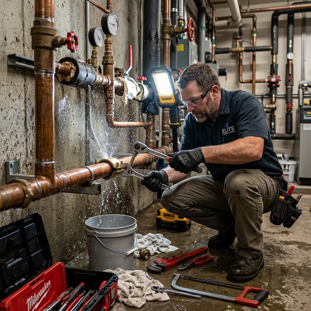 Emergency drain cleaning service preventing water damage
